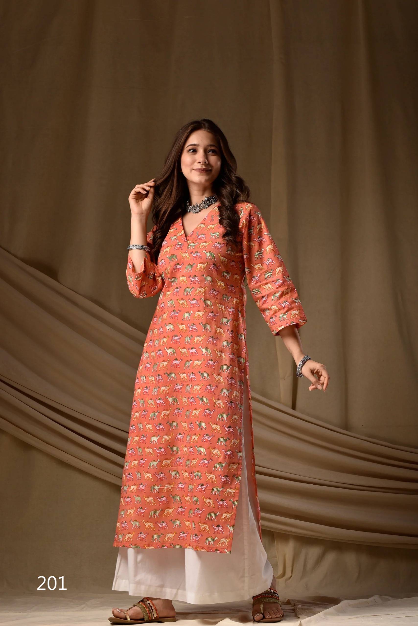 IRA Vol 2 By IRA fashion 201 To 205 Series Beautiful Festive Suits Colourful Rayon Print Kurtis At Wholesale Price